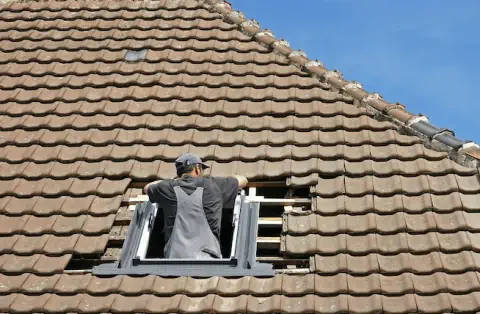 Pose de velux - Steige